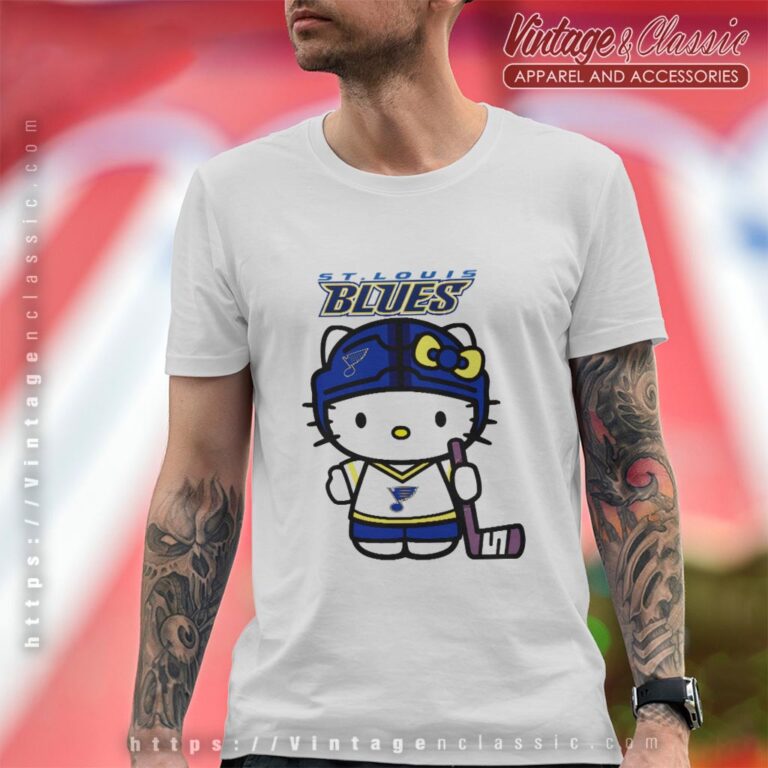 St Louis Blues Hello Kitty Shirt T shirt St Louis Blues Hello Kitty Shirt T shirt
