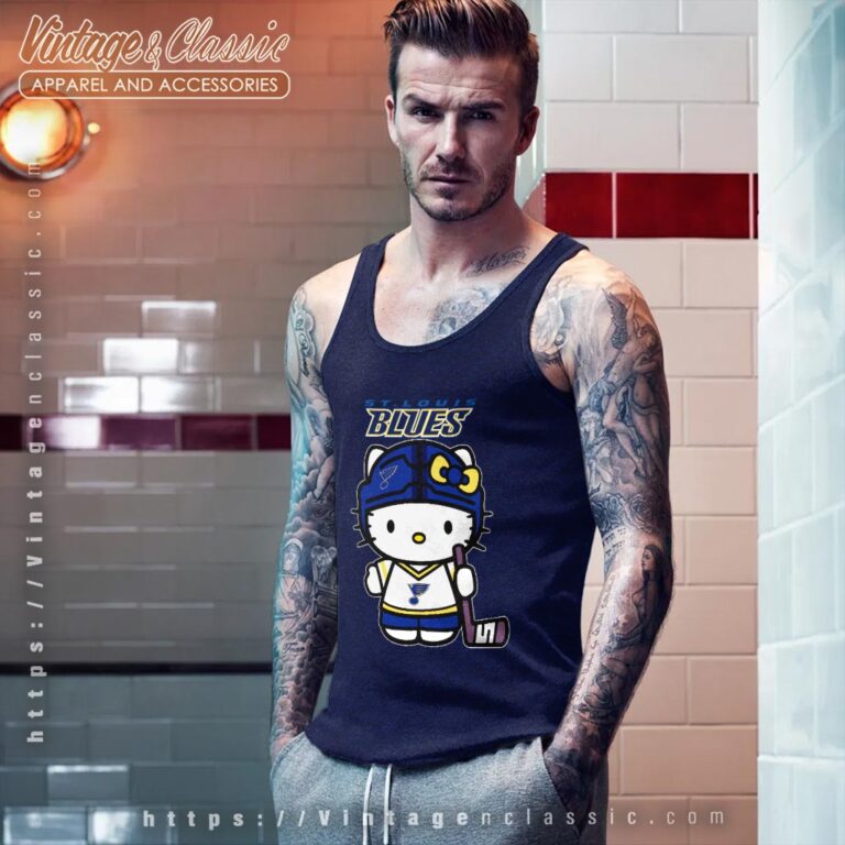 St Louis Blues Hello Kitty Shirt Tank Top Racerback St Louis Blues Hello Kitty Shirt Tank Top Racerback