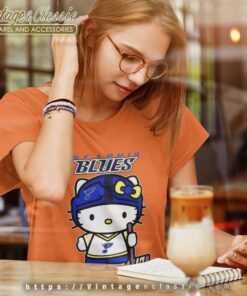 St Louis Blues Hello Kitty Shirt Women T shirt