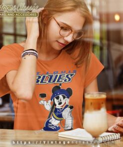 St Louis Blues Mickey Stanley Cup Women T shirt