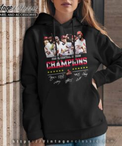 St Louis Cardinals 2019 Nl Central Division Champions Signature Hoodie