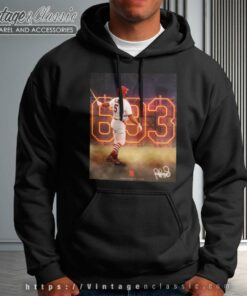 St Louis Cardinals Albert Pujols 695 Career Home Runs Signature Hoodie