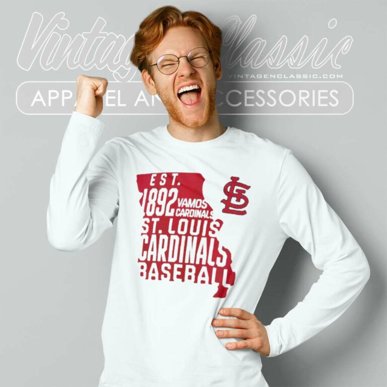St Louis Cardinals Est 1982 Hometown Long Sleeve Tee St Louis Cardinals Est 1982 Hometown Long Sleeve Tee