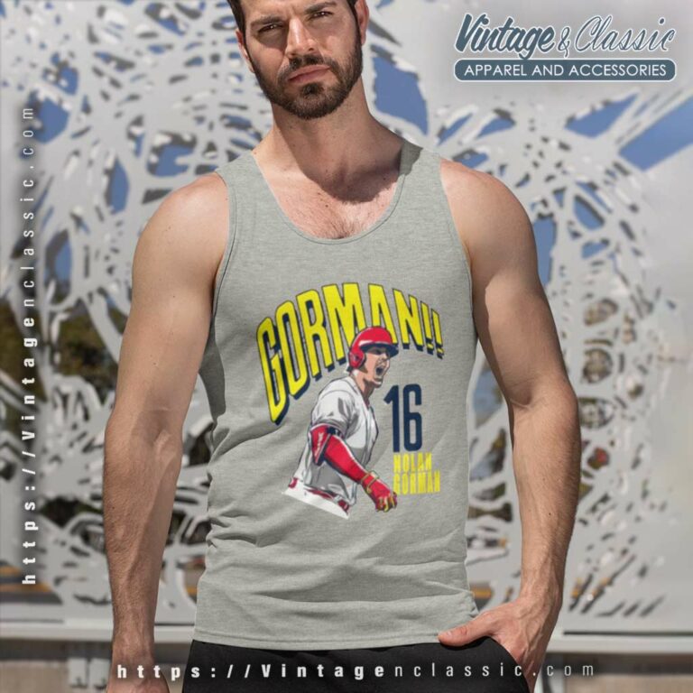 St Louis Cardinals Gorman Nolan Tank Top Racerback St Louis Cardinals Gorman Nolan Tank Top Racerback