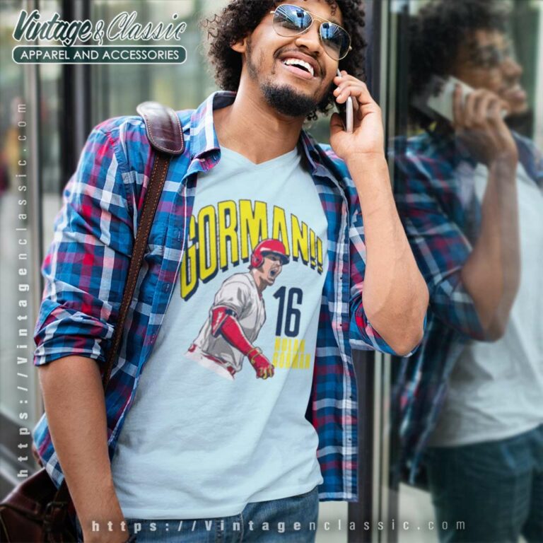 St Louis Cardinals Gorman Nolan V Neck TShirt St Louis Cardinals Gorman Nolan V Neck TShirt