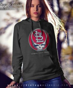St Louis Cardinals Grateful Dead Steal Your Base Hoodie