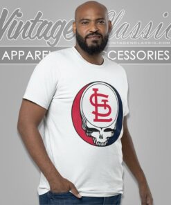 St Louis Cardinals Grateful Dead Steal Your Face T Shirt
