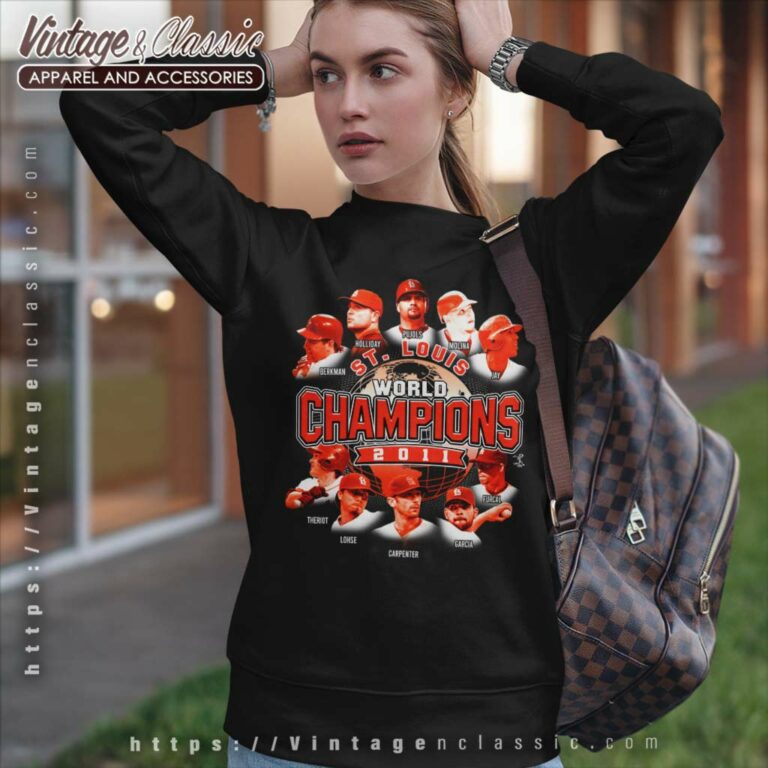 St Louis Cardinals Mlb 2011 World Series Champions Players Sweatshirt St Louis Cardinals Mlb 2011 World Series Champions Players Sweatshirt