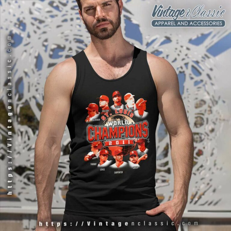 St Louis Cardinals Mlb 2011 World Series Champions Players Tank Top Racerback St Louis Cardinals Mlb 2011 World Series Champions Players Tank Top Racerback