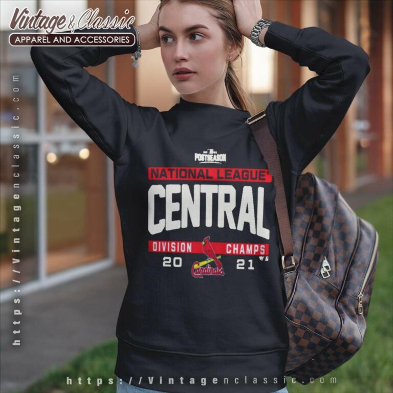 St Louis Cardinals National League Nl Central Division Champions 2021 Sweatshirt St Louis Cardinals National League Nl Central Division Champions 2021 Sweatshirt