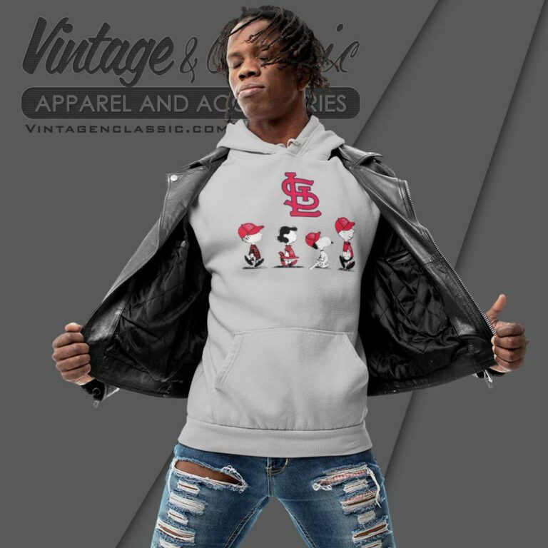 St Louis Cardinals Peanuts Characters Players Hoodie St Louis Cardinals Peanuts Characters Players Hoodie