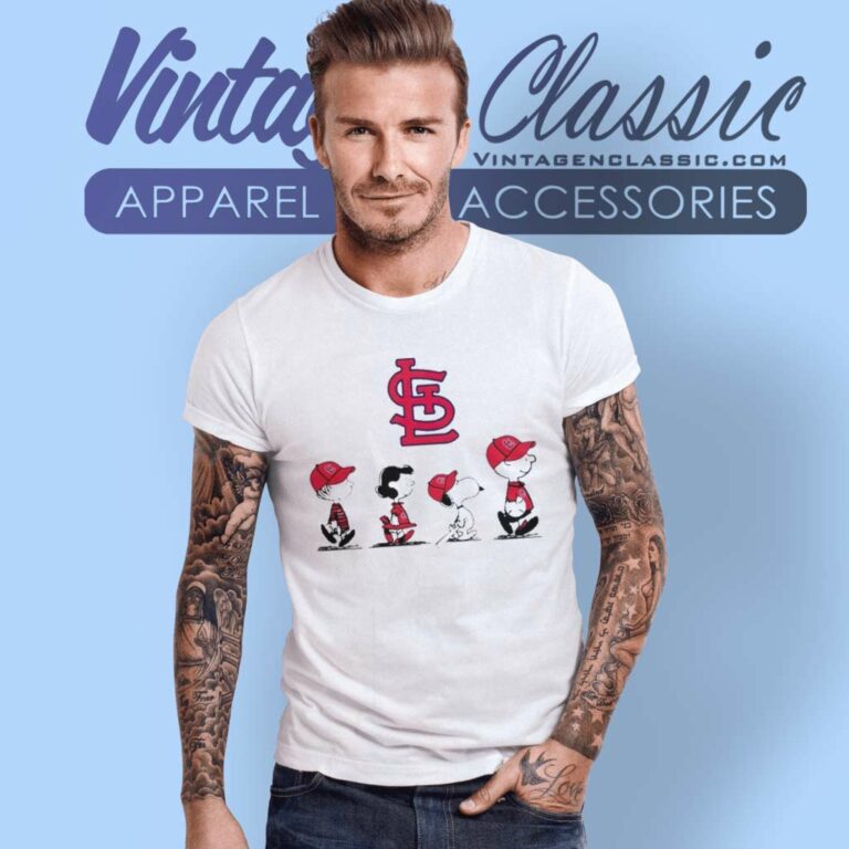 St Louis Cardinals Peanuts Characters Players T Shirt St Louis Cardinals Peanuts Characters Players T Shirt