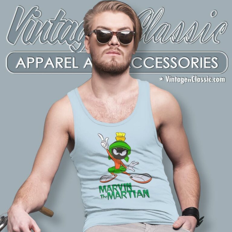 St Paddys Day Marvin The Martian Looney Tunes Tank Top Racerback St Paddys Day Marvin The Martian Looney Tunes Tank Top Racerback
