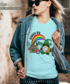 St Patricks Day GnomeVneck St Patricks Day Shirt