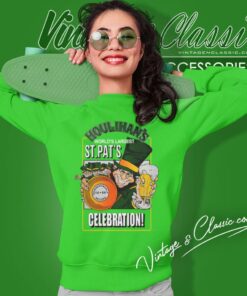 St Patricks Day Houlihans Beer Leprechaun Sweatshirt