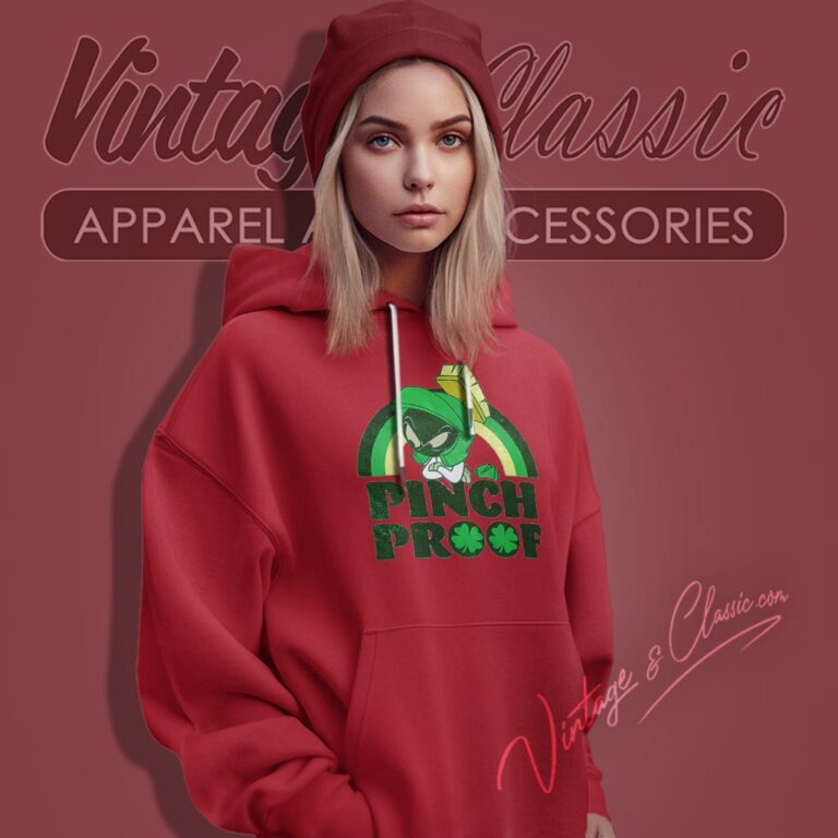 St Patricks Day Marvin The Martian Pinch Proof Looney Tunes Hoodie St Patricks Day Marvin The Martian Pinch Proof Looney Tunes Hoodie