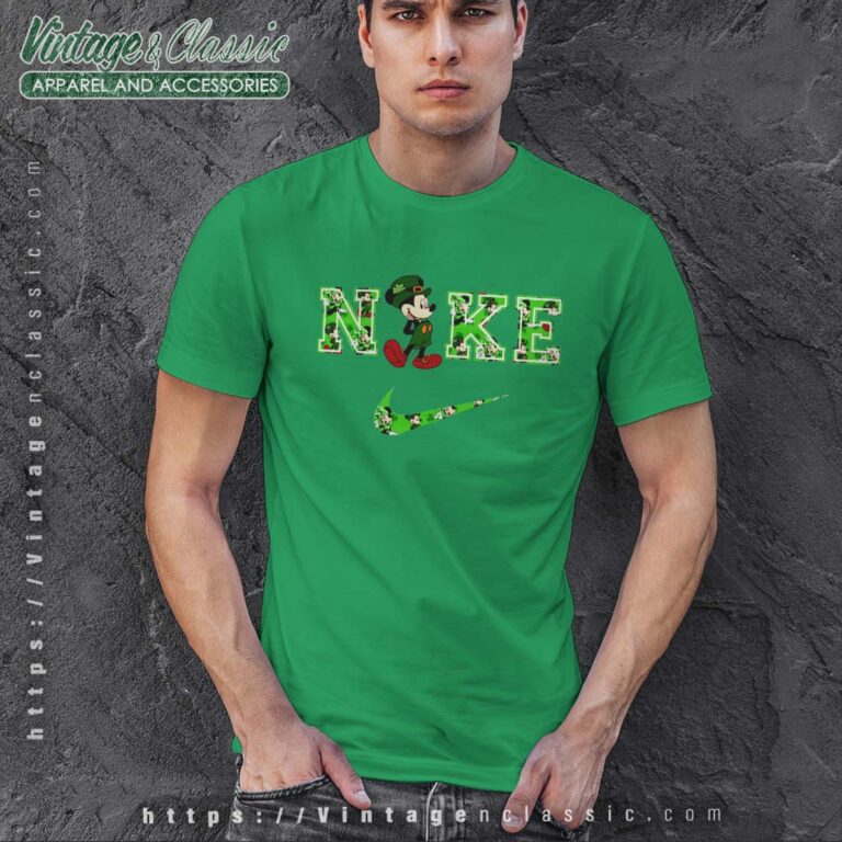 St Patricks Day Mickey NIKE Tshirt St Patricks Day Mickey NIKE Tshirt