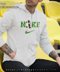 St Patricks Day Mickey NIKE ZIP HOODIE