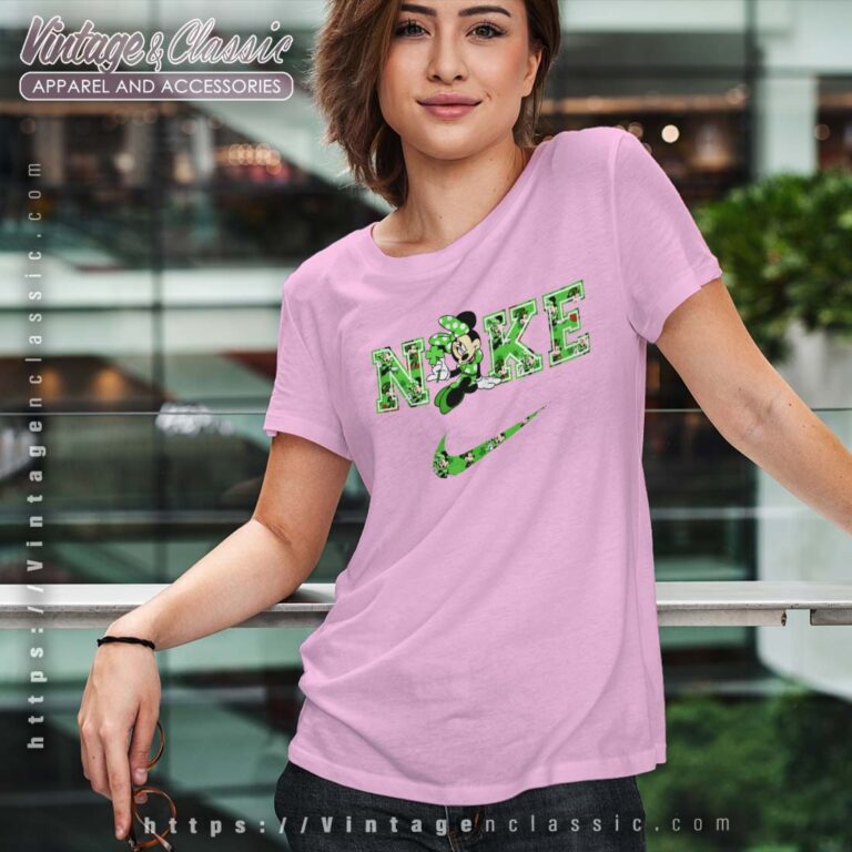 St Patricks Day Minnie NIKE Shirt St Patricks Day Minnie NIKE Shirt