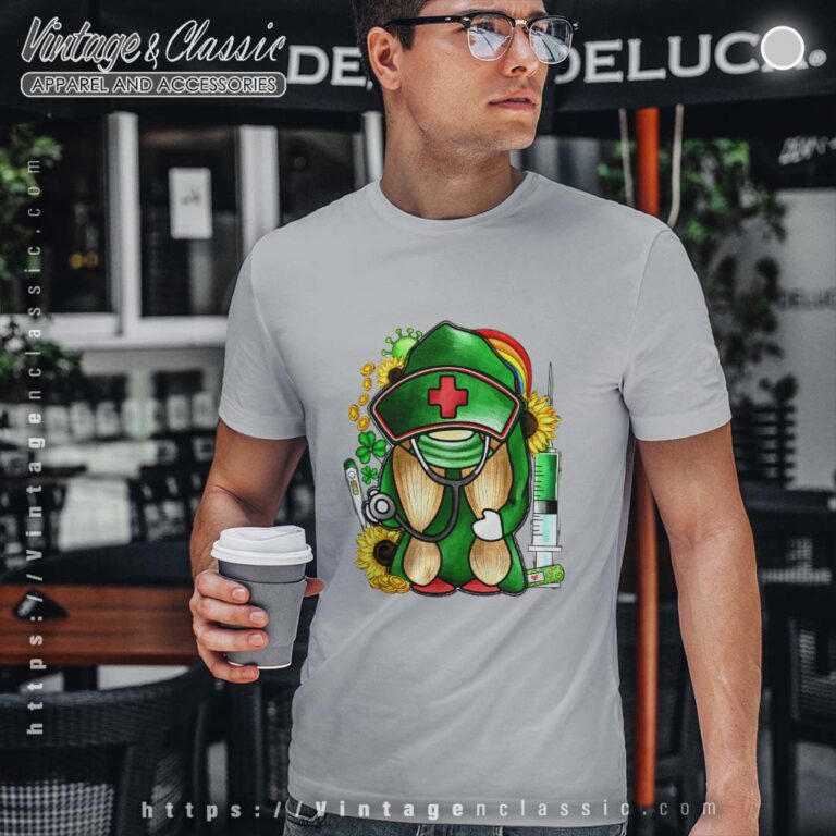 St Patricks Day Nurse Gnome Shirt St Patricks Day Nurse Gnome Shirt