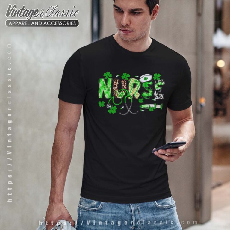 St Patricks Lucky Nurse Stethoscope Shirt St Patricks Lucky Nurse Stethoscope Shirt