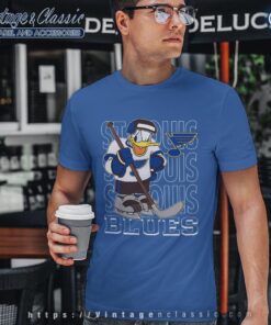 St Louis Blues Donald Duck Hockey Shirt