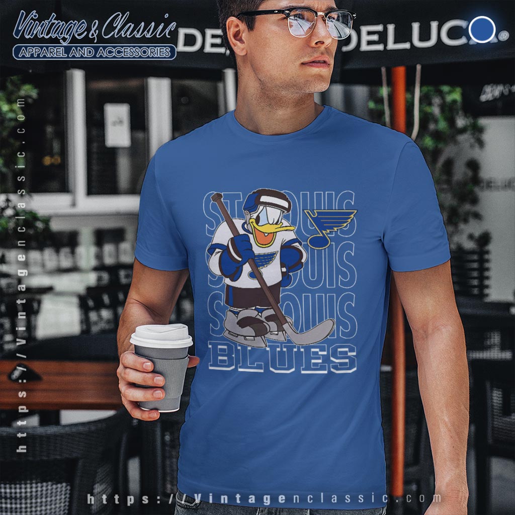 St Louis Blues Donald Duck Hockey Shirt St Louis Blues Donald Duck Hockey Shirt