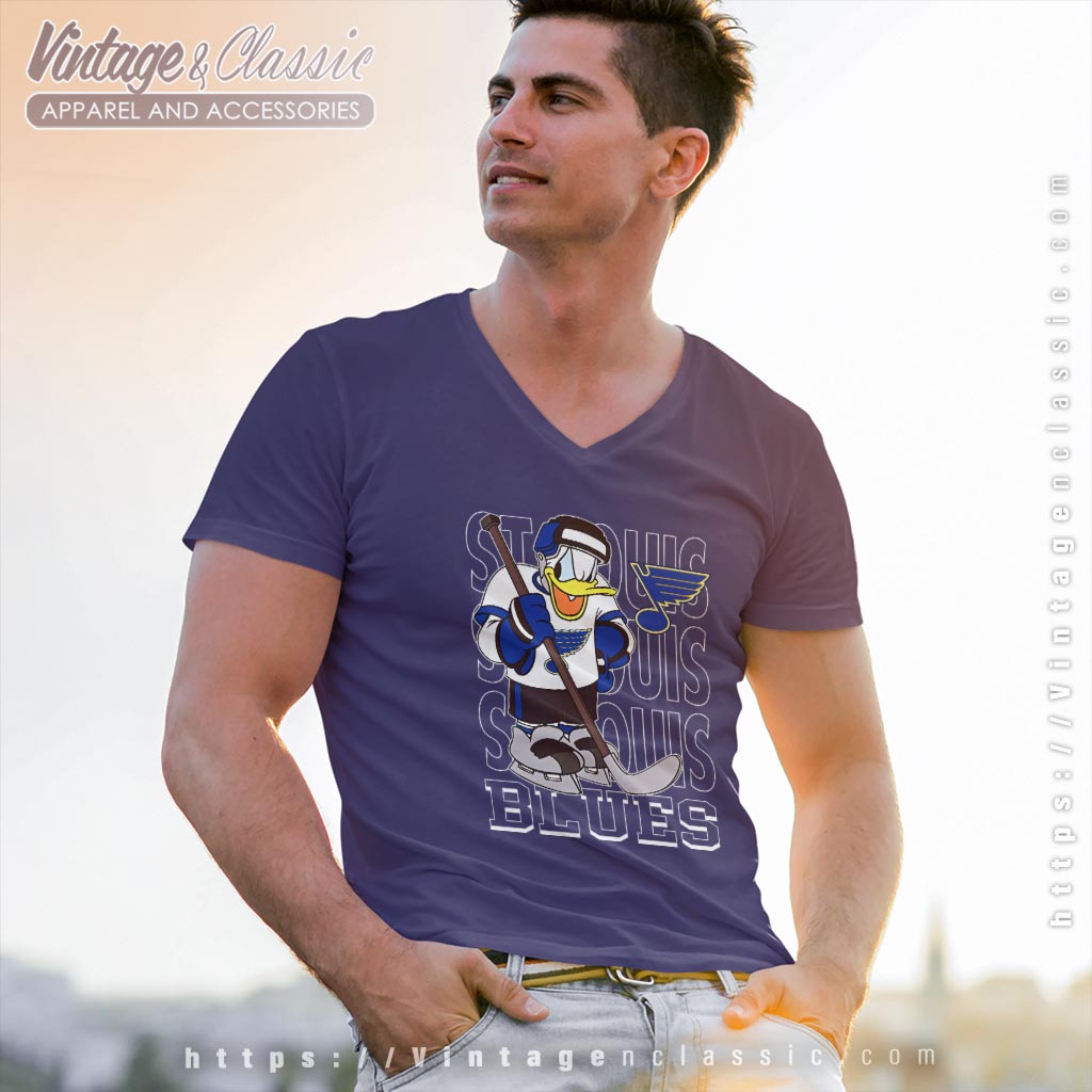 St Louis Blues Donald Duck Hockey Shirt St Louis Blues Donald Duck Hockey Shirt