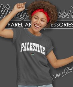 Stand With Palestine Shirt Palestine Flag Women TShirt