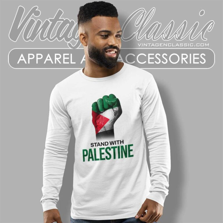 Stand With Palestine Shirt Palestine Strong Long Sleeve Tee Stand With Palestine Shirt Palestine Strong Long Sleeve Tee