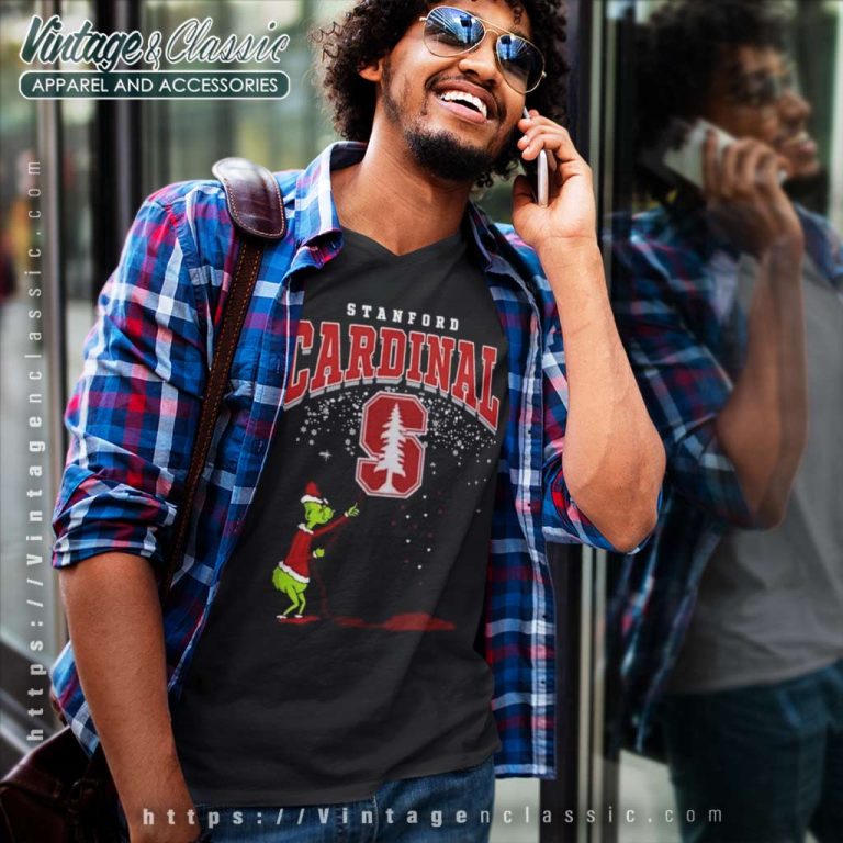 Stanford Cardinal Christmas Ncaa Football V Neck TShirt Stanford Cardinal Christmas Ncaa Football V Neck TShirt