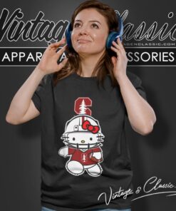 Stanford Cardinal Hello Kitty Women T Shirt