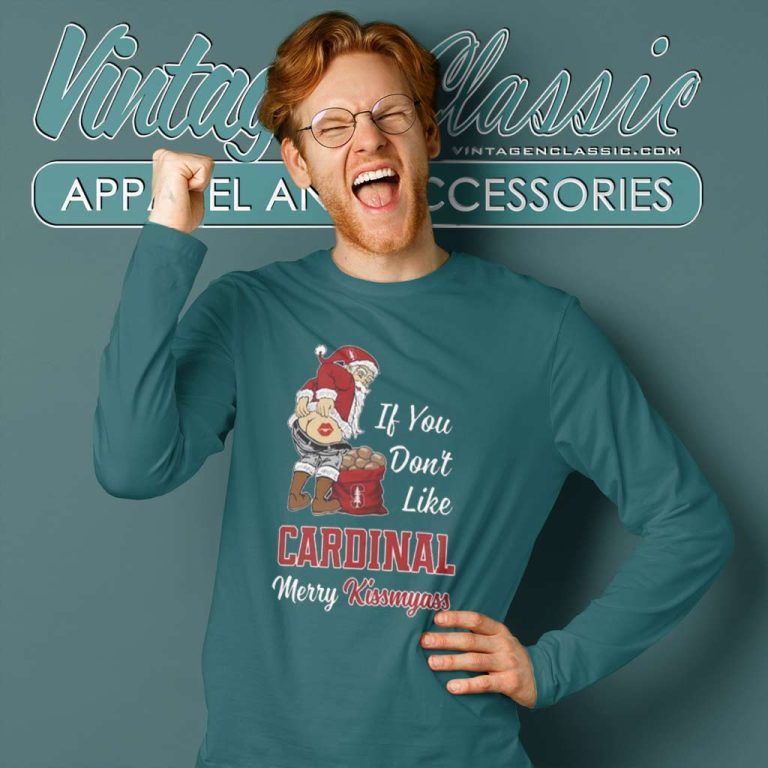 Stanford Cardinal Merry Kissmyass Shirt 2023 Santa Claus If You Don't Like Cardinal Long Sleeve Tee Stanford Cardinal Merry Kissmyass Shirt 2023 Santa Claus If You Don't Like Cardinal Long Sleeve Tee