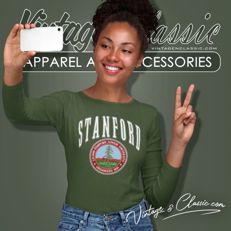 Stanford University Big Logo Long Sleeve Tee Stanford University Big Logo Long Sleeve Tee