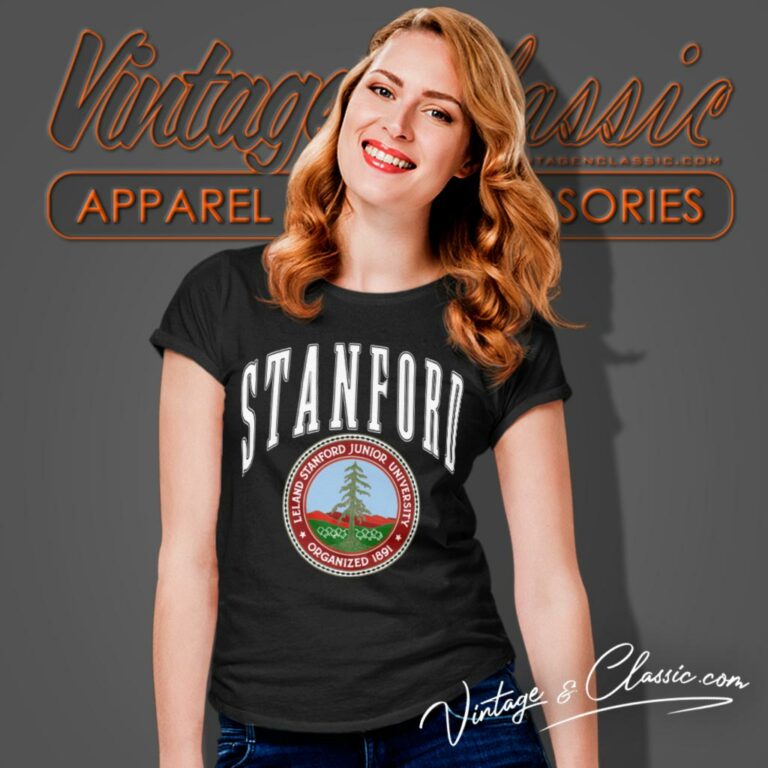 Stanford University Big Logo Women T Shirt Stanford University Big Logo Women T Shirt
