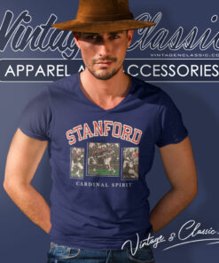Stanford University Cardinal Spirit V Neck TShirt