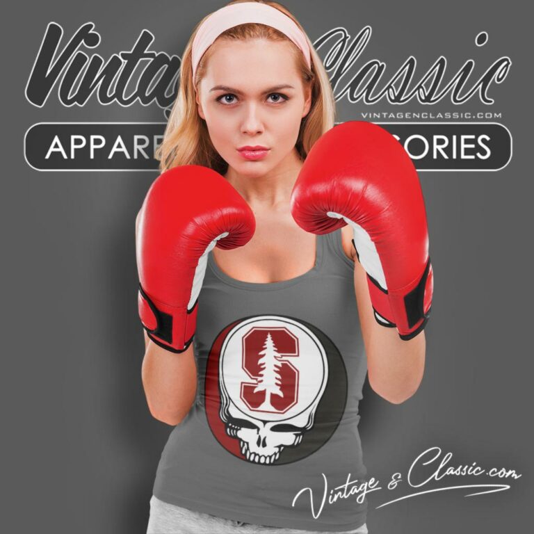 Stanford University Grateful Dead Steal Your Face Tank Top Racerback Stanford University Grateful Dead Steal Your Face Tank Top Racerback