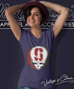 Stanford University Grateful Dead Steal Your Face V Neck TShirt
