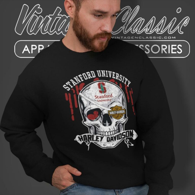 Stanford University Harley Davidson Skull Sweatshirt Stanford University Harley Davidson Skull Sweatshirt