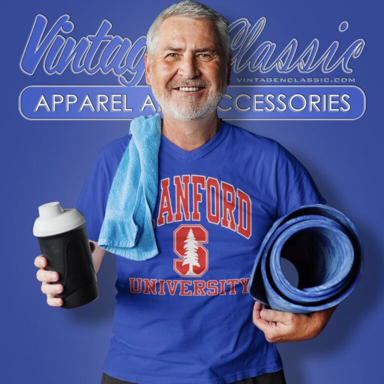 Stanford University Logo V Neck TShirt Stanford University Logo V Neck TShirt