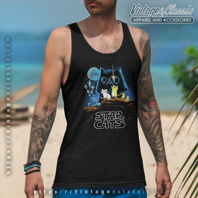 Star Cats Star Wars Tank Top Racerback Star Cats Star Wars Tank Top Racerback
