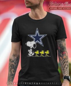 Star Dallas Cowboys Snoopy Woodstock T Shirt