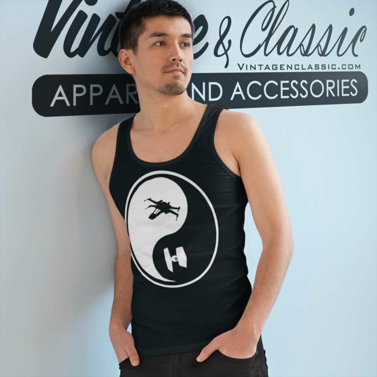 Star Fighter Yin Yang Wars Tank Top Racerback Star Fighter Yin Yang Wars Tank Top Racerback