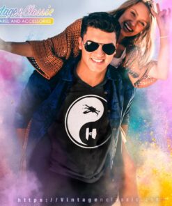 Star Fighter Yin Yang Wars V Neck TShirt
