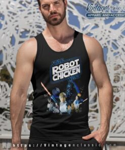 Star Robot Chicken Wars Tank Top Racerback