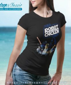 Star Robot Chicken Wars Women TShirt