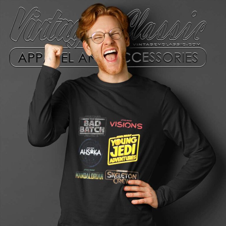 Star Wars 2023 New Movies Logo Long Sleeve Tee Star Wars 2023 New Movies Logo Long Sleeve Tee