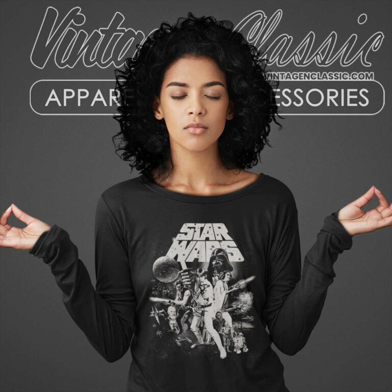 Star Wars A New Hope Long Sleeve Tee Star Wars A New Hope Long Sleeve Tee