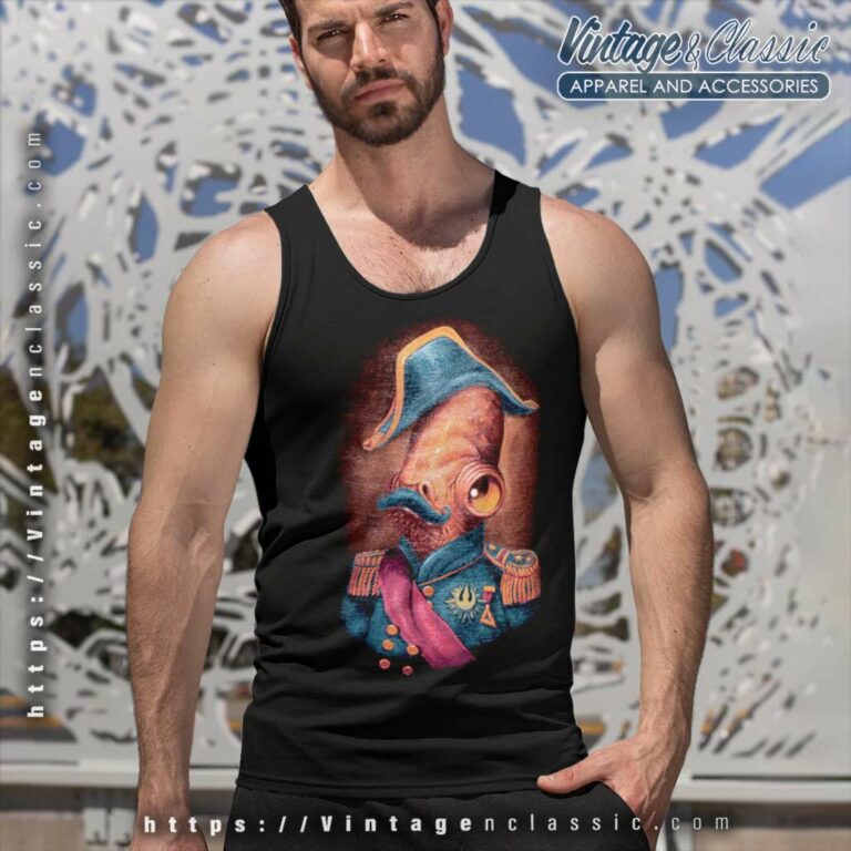 Star Wars Admiral Ackbar Naval Portrait Tank Top Racerback Star Wars Admiral Ackbar Naval Portrait Tank Top Racerback