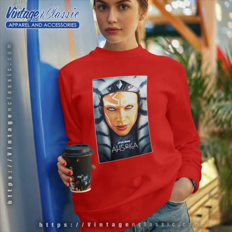 Star Wars Ahsoka Tano Face Shirt Logo Series Poster Art Disney Sweatshirt Star Wars Ahsoka Tano Face Shirt Logo Series Poster Art Disney Sweatshirt